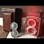 Beautiflex D Taiyodo Koki TLR Camera case 1950 Japan