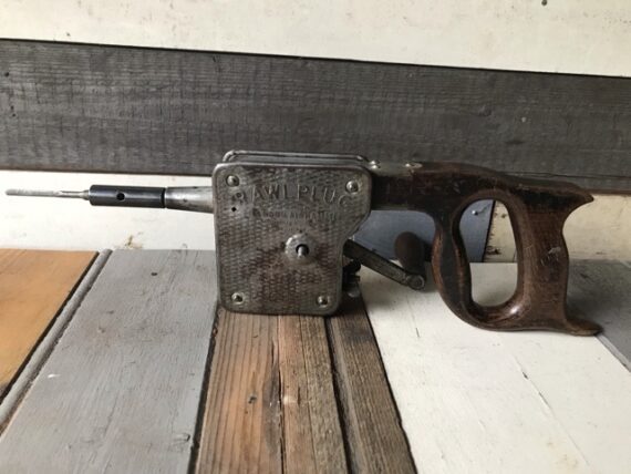 Rawlplug mechanical hammer drill man tool 1910 Belgium - Image 6