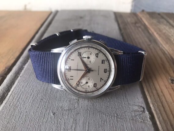 Montagne Watch Chronograph Suisse XL handwind 1950 Switzerland - Image 3