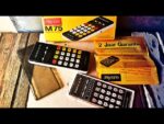 Aristo M75 red LED calculator box papers 1970 Germany