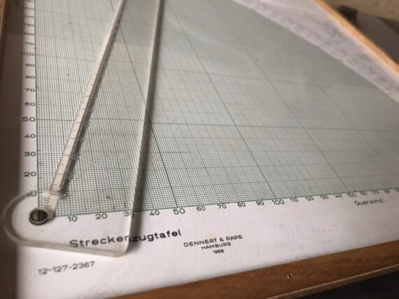 Army Bundeswehr Dennert Pape Aristo 1780 slide rule 1960 Germany - Image 3