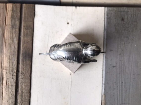 Metal trophy speed cycle bike rider statue 1980 Holland - Image 5