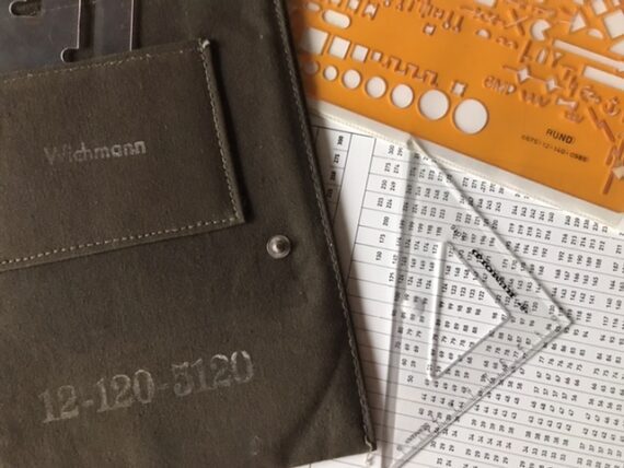 Army Bundeswehr Dennert Pape Aristo 1780 slide rule 1960 Germany - Image 5