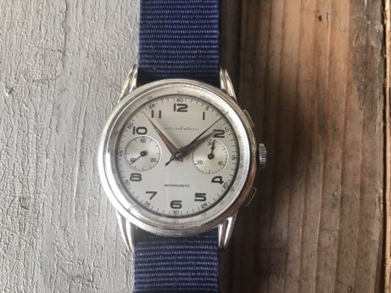 Montagne Watch Chronograph Suisse XL handwind 1950 Switzerland - Image 8