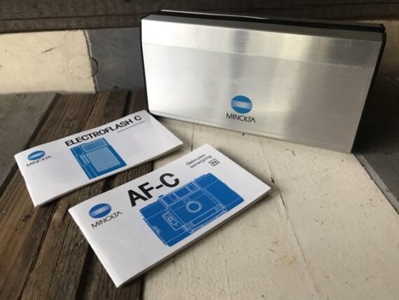 Minolta AF-C silver LE camera full set 1980 Japan - Image 10