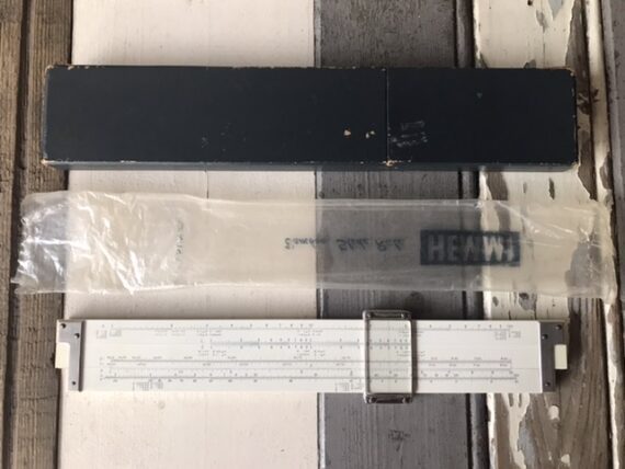 Sun Hemmi 256 radio Slide rule case Japan 1960 - Image 6