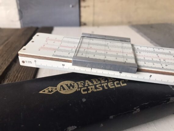 Faber Castell 387 GOTCO slide rule 1940 Germany Denmark - Image 4