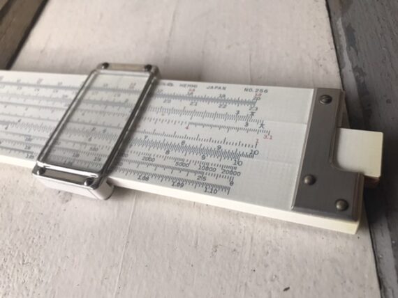 Sun Hemmi 256 radio Slide rule case Japan 1960 - Image 3