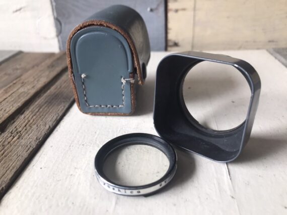 Yashica-mat lens hood UV filter case for TLR Camera 1950 Japan - Image 2