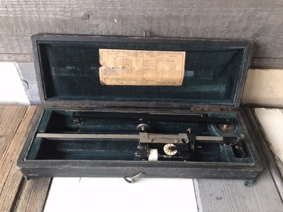 Planimeter Dennert Pape Aristo in box 1930 Germany - Image 5