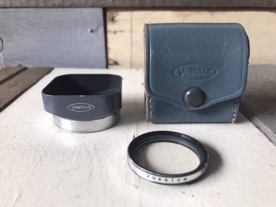 Yashica-mat lens hood UV filter case for TLR Camera 1950 Japan - Image 4