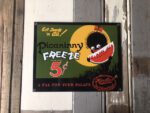 Picaninny Freeze enameled advertising sign 1987 Rooney USA