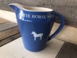 White horse whisky water jar blue Wade 1970 England