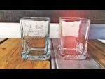 2 Whisky glasses for Bushmills Irish whiskey 1980