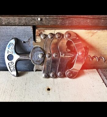 Zig Zag chromium plated corkscrew 1950 France