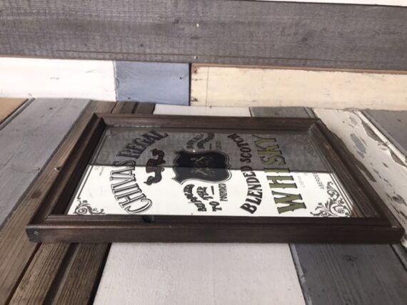 Chivas Regal small bar mirror display 1970 Scotland - Image 5