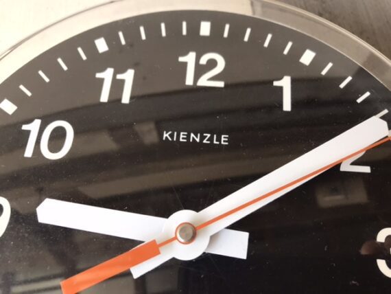 Kienzle Chronoquartz design wall clock 1980 Germany - Image 5