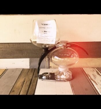 Cona D-size design vacuum slow brew NOS England 1984