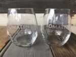 2 Whisky glasses Tomatin Highland singe Malt 2000 Scotland