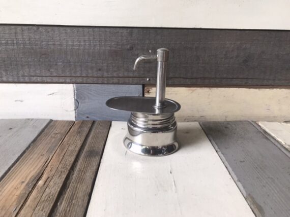 EPL steel moka pot mini express percolator 1 cup Italy 2000 - Image 6