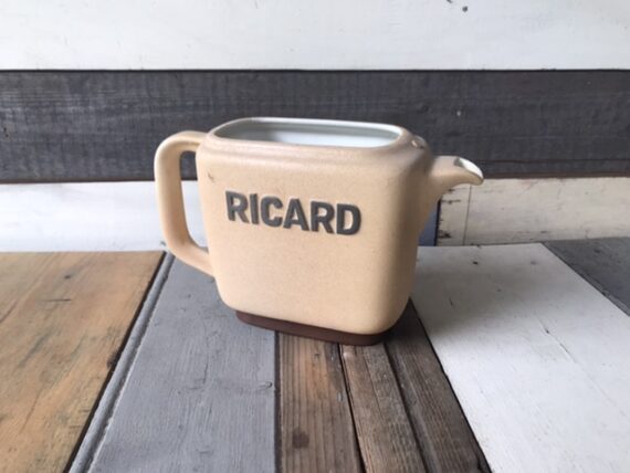 Ricard pastis ceramic 1L water jar 1990 France