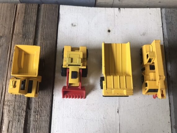 Matchbox superfast Lesney 4x construction vehicles 1976 England - Image 6