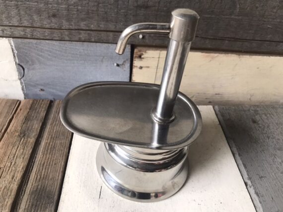 EPL steel moka pot mini express percolator 1 cup Italy 2000