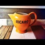 Ricard pastis ceramic 1L water jar 1960 France