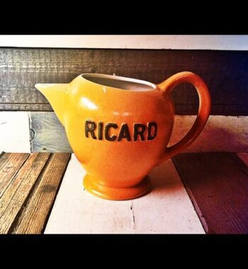 Ricard pastis ceramic 1L water jar 1960 France