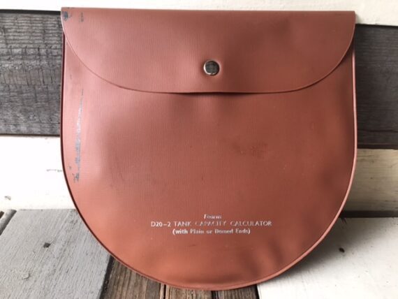 Fearns Tank capacity Calculator full set circular slide rule 1960 England - Image 8