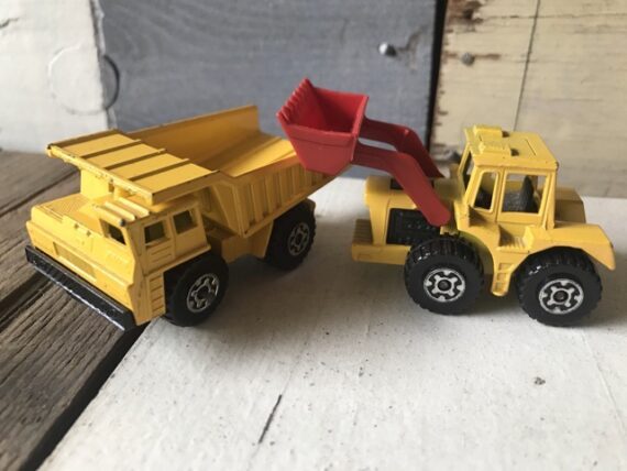 Matchbox superfast Lesney 4x construction vehicles 1976 England - Image 5