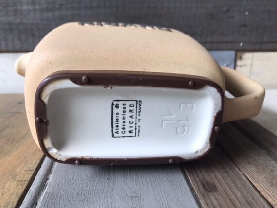 Ricard pastis ceramic 1L water jar 1990 France - Image 2