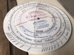Fearns Tank capacity Calculator full set circular slide rule 1960 England