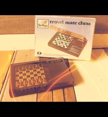 SciSys travel mate chess computer electric 1984 in box Hong Kong