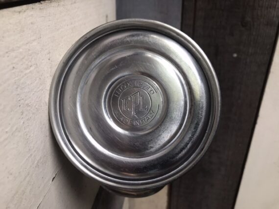 EPL steel moka pot mini express percolator 1 cup Italy 2000 - Image 3