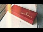 Certina red mens dress watch box 1960 Switzerland