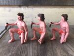 group of 6x Tarzan plastic figures DDR 80mm 1960 Germany - Image 5