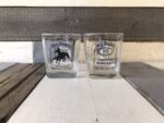 2 Whisky glasses for Jack Daniels no7 2000 Germany