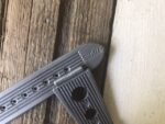 Eulux Aqua Sport NOS 18mm straight silver grey rubber strap 1970 Germany - Image 2