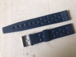 Tropic Star 18mm straight blue rubber straps 1960 Switzerland - Image 5