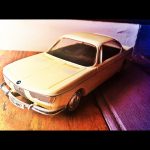 BMW 2000CS by TRIX radio cream 1967 W. Germany