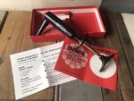 Corky wine pump opener in box bar man tool 1980 Switzerland