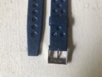 Tropic Star 18mm straight blue rubber straps 1960 Switzerland - Image 3
