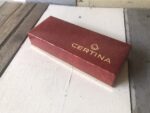 Certina red mens dress watch box 1960 Switzerland - Image 5