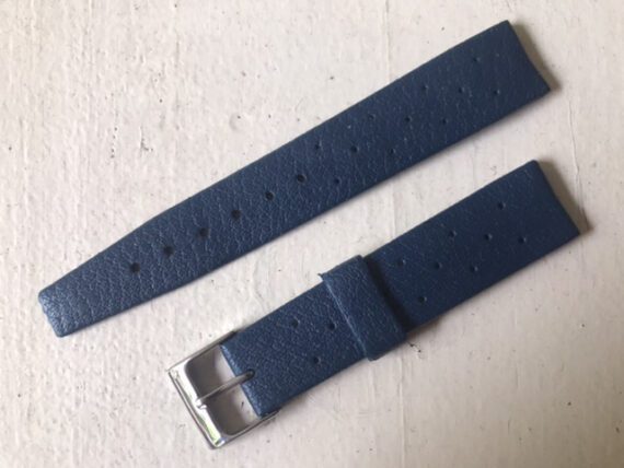 Tropic Star 18mm straight blue rubber straps 1960 Switzerland - Image 6