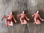 group of 6x Tarzan plastic figures DDR 80mm 1960 Germany - Image 6