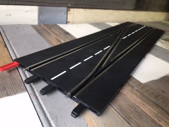 Carrera Digital 124 / 132 double race track piece lane change left 2010 Germany