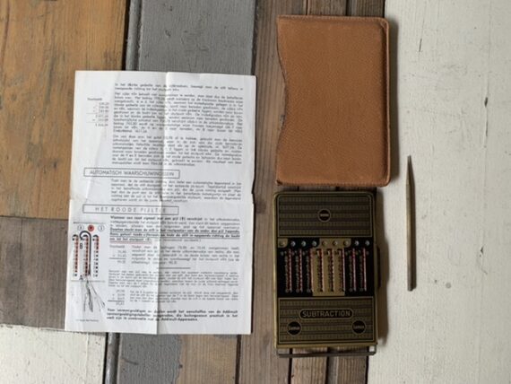 Addimult Sumax calculator tool full set 1960 Germany Holland - Image 4