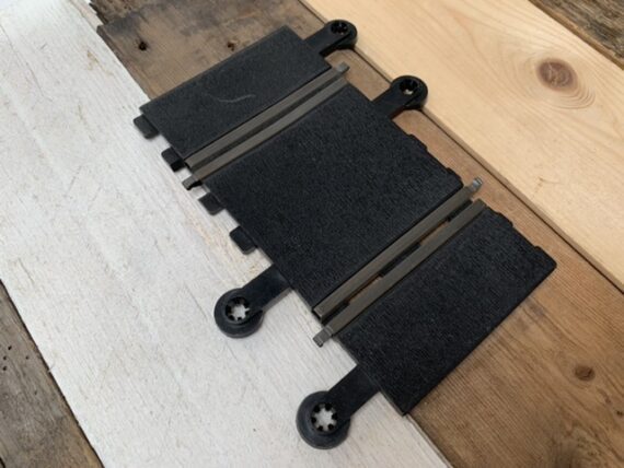 Scalextric Tri-ang CPT/57  track piece 1:32 short straight slot car 1970 England - Image 3