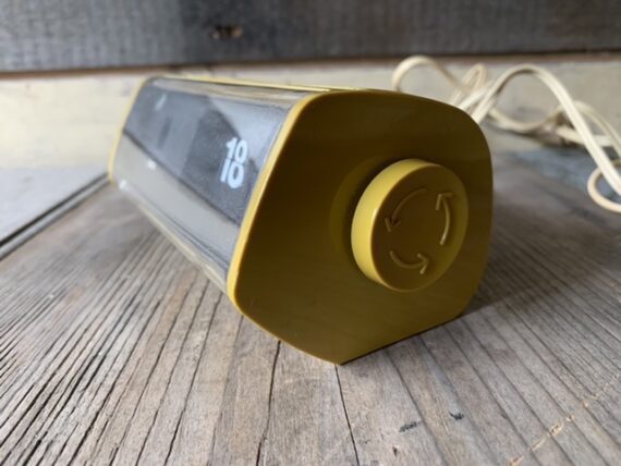 Copal 222 green flip alarm clock 24 hour 1970 Japan